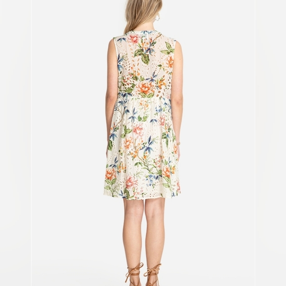 Johnny Was Caprice Lace Up Mini Dress - Picture 2 of 7